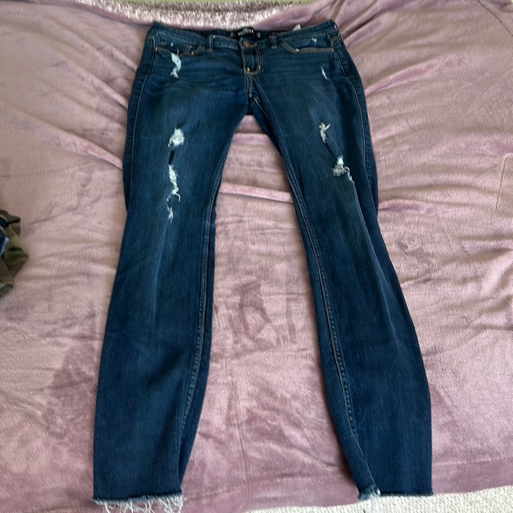 dark blue Hollister jeans